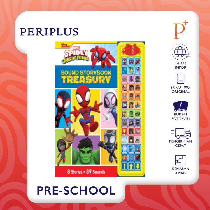 Sound Storybook Treasury Spidey - 9781503774698