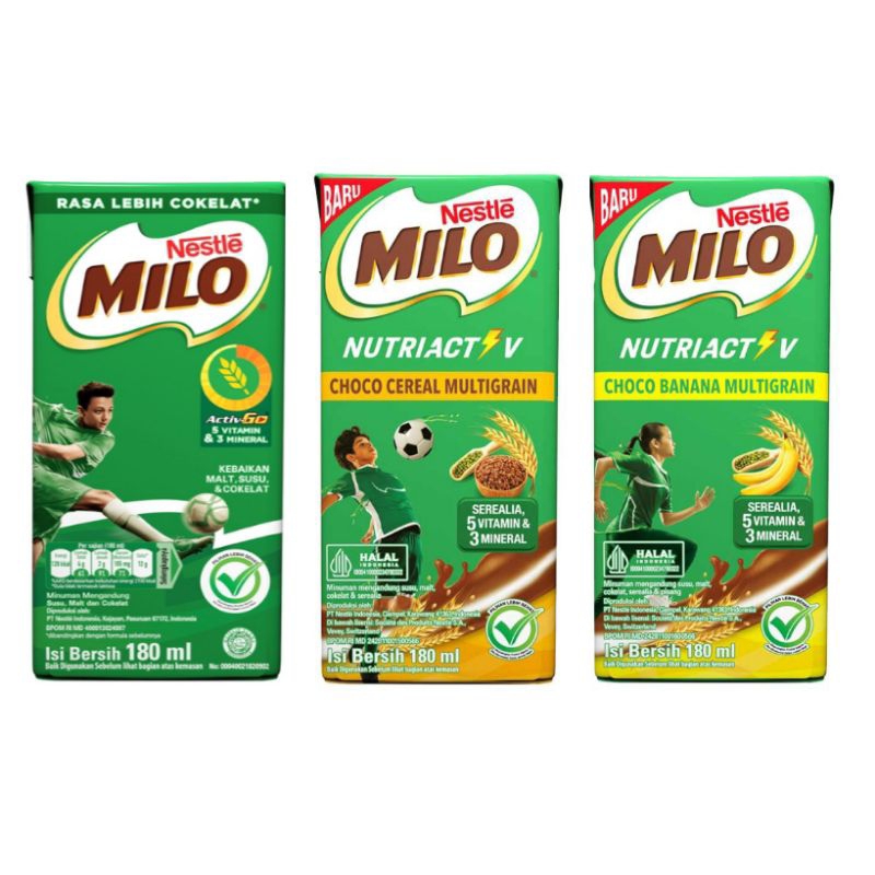 

MILO Activ-Go Cokelat Sereal Banana UHT kotak siap minum