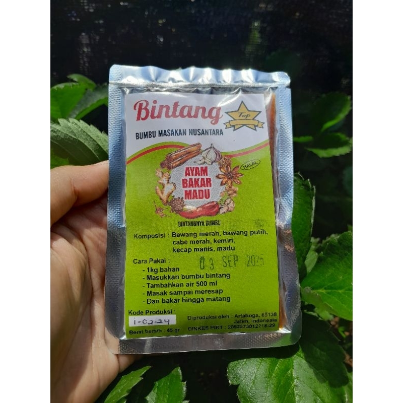 

bumbu ayam bakar madu/bintang top bumbu masak