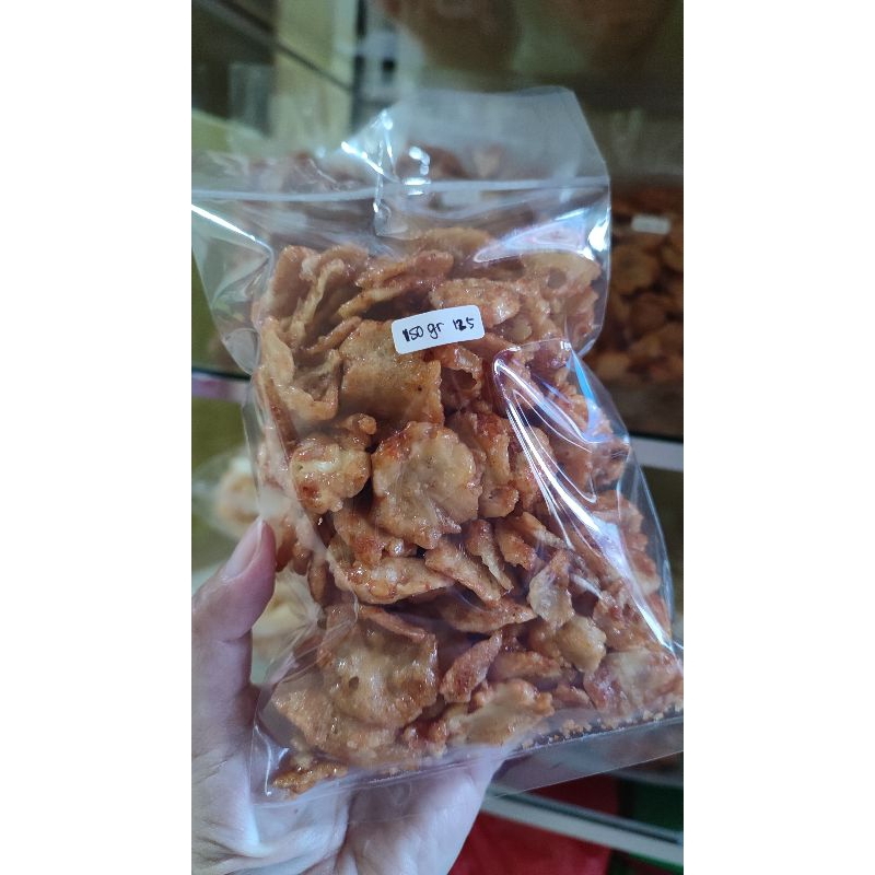

Cemilan Emping Manis Pedas 150gr & 220gr