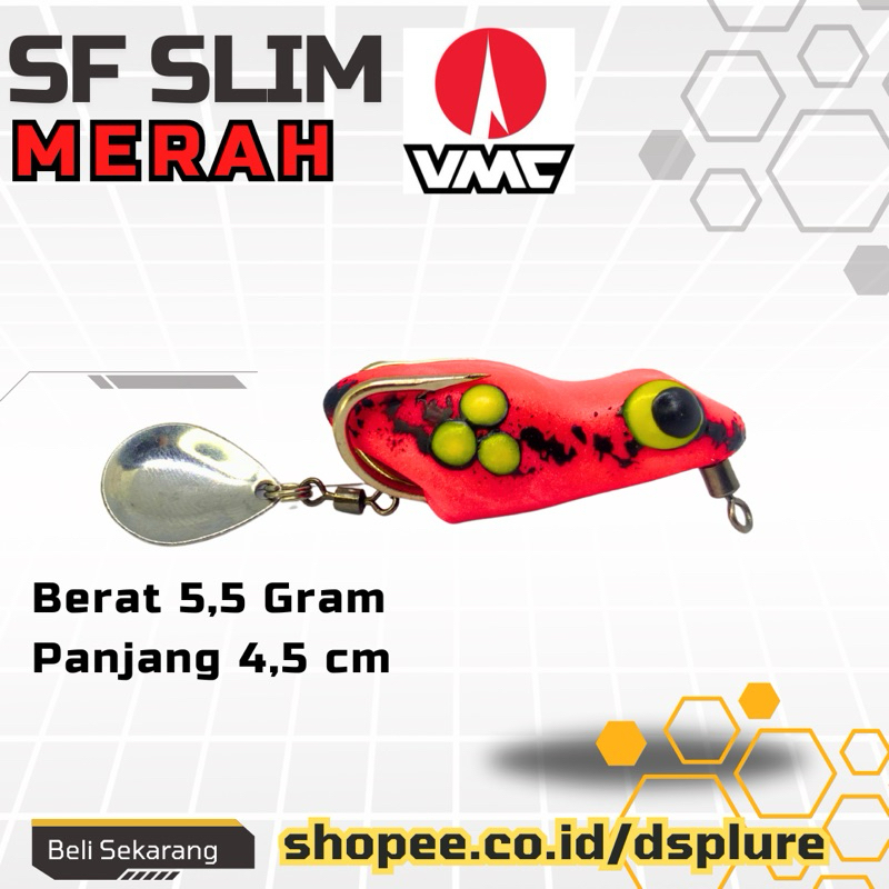 SOFT FROG 4,5 CM 5,5 GR, TOP WATER MENGAMBANG LEMBUT  UMPAN TIRUAN MANCING CASTING IKAN GABUS TOMAN 