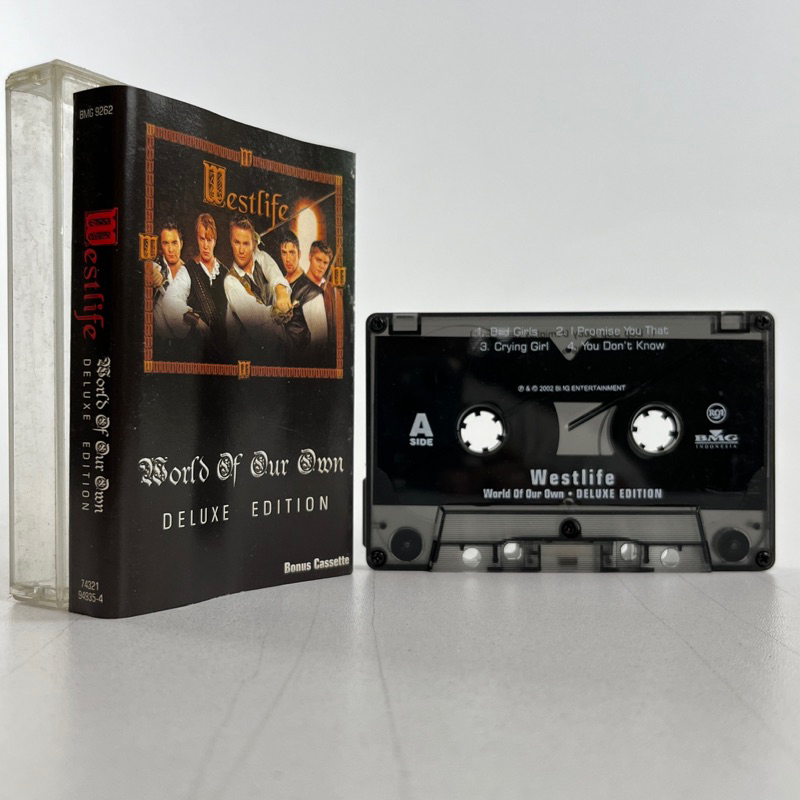kaset pita boyband westlife album world of our own deluxe edition original tape