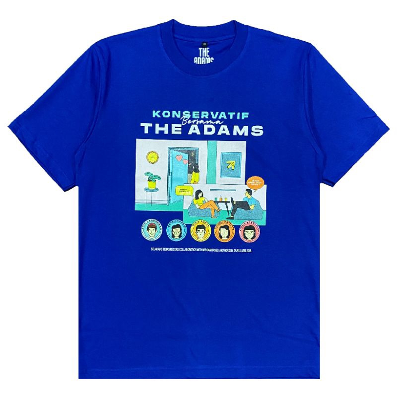 Tshirt THE ADAMS - KONSERVATIF BLUE | The Adams Official Merchandise