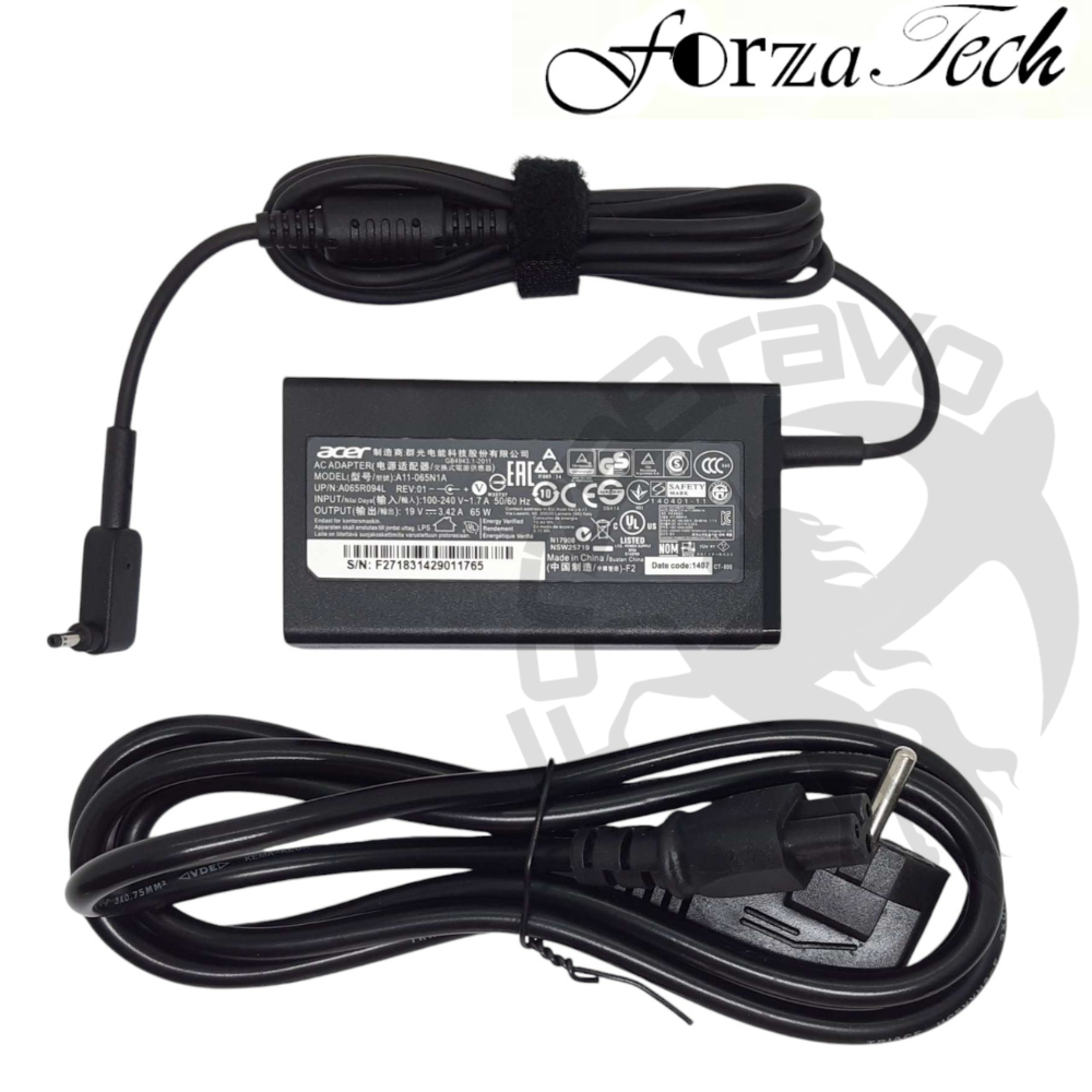 Adaptor Charger Casan Laptop Acer Spin 3 Active SP313 SP313-51N 2 IN 1 TOUCH EVO 19V 3.42A 3.0*1.1MM