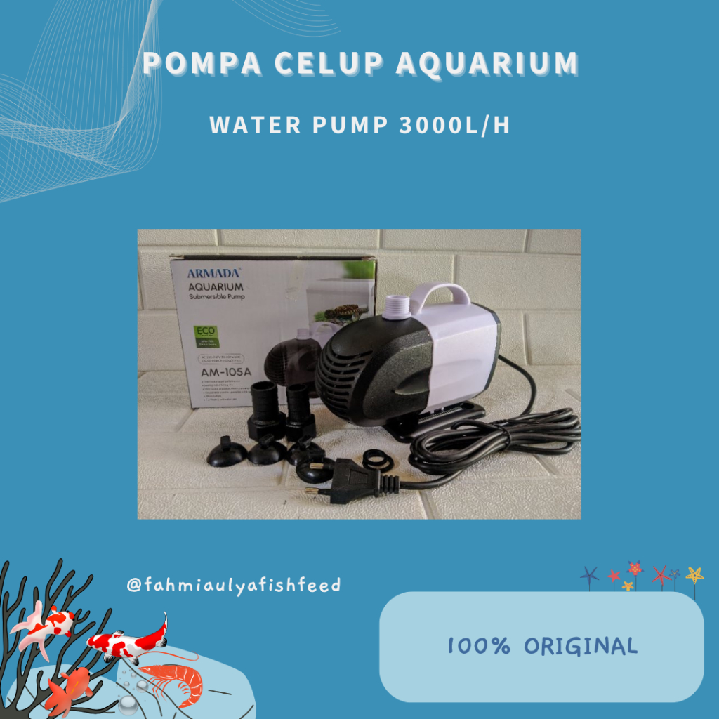 POMPA AQUARIUM CELUP WATER PUMP 3000L/H