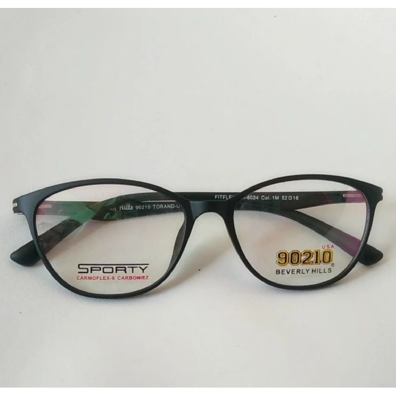 Frame Kacamata Beverly Hills BH6024 Black Original