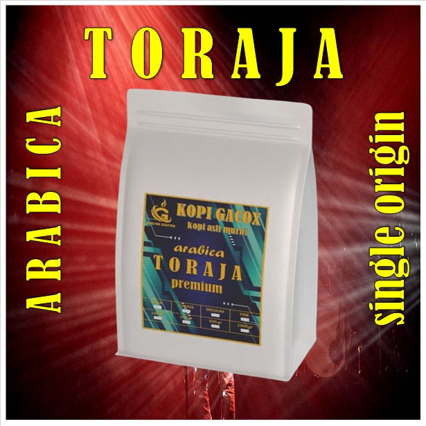 

Kopi Arabica TORAJA Kopi Murni 100/200/500 Gram