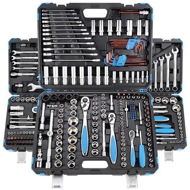 GOTTO Kunci shock set lengkap 151 pcs (1/4 ")Original/kunci l 1 set komplit/kunci shok 1 set/kunci s