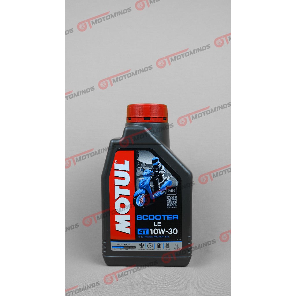 Motul 1L Scooter 4T LE 10w30 Oli Motor Matic Oil Matik 1 Liter