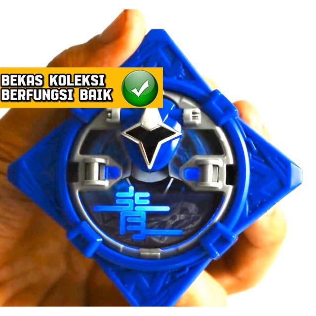 Dx Power Rangers Ninja Steel Sentai Ninninger Blue Changer