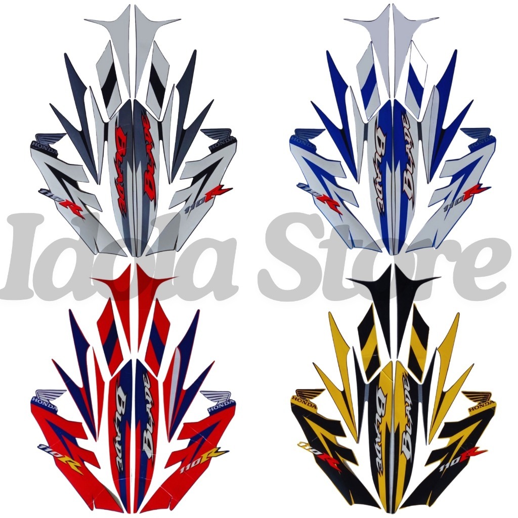 Stiker Sticker Striping Blade Cw 2009 List Body Motor Ori BLADE CW 2009 Terbaik