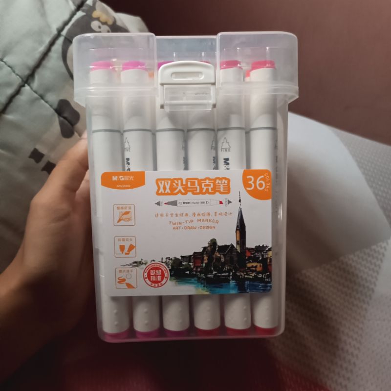 

M&G Sketch Marker / Twin Tip Marker Fine Broad 36 Warna APMV0902