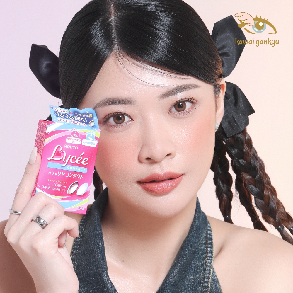 Rohto lycee eyedrops (tetes mata softlens)