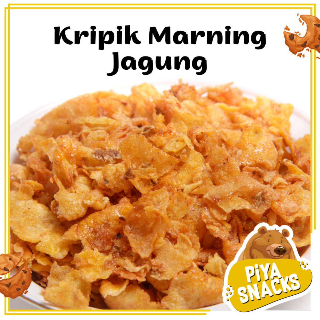 

Kripik Marning Jagung Geprek 250gram Camilan Keripik Jagung Getes 250