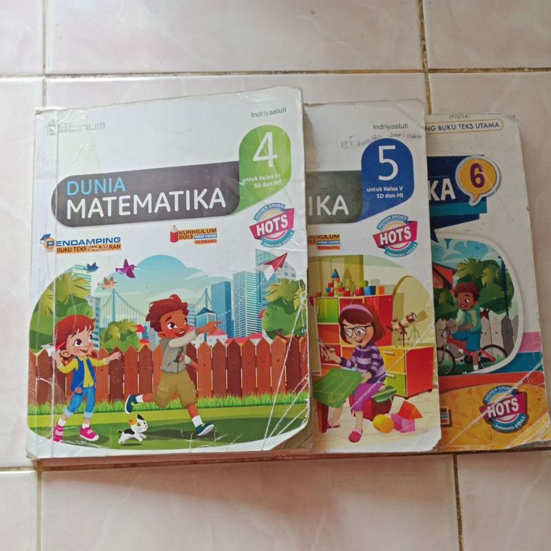 Buku bekas Platinum Matematika kelas 4-6