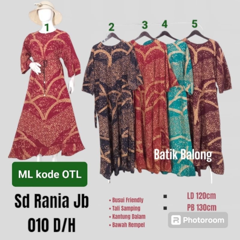 Sekdress Rania Jumbo 010 D/H by Batik Balong