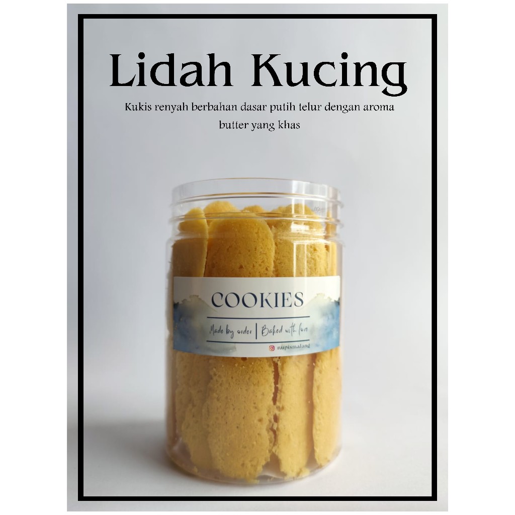 

Kue Kering Lidah Kucing (Medium Size)