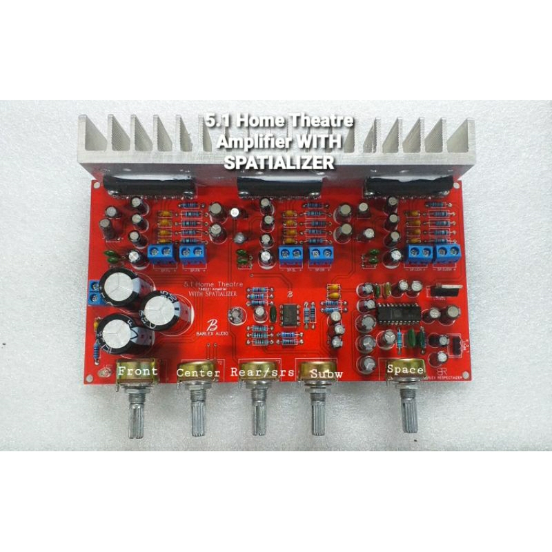 5.1 Home Theatre Amplifier With Spatializer 3D