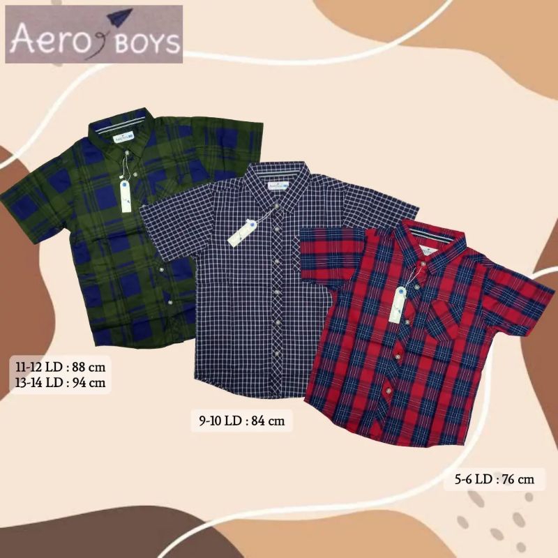 kemeja anak Aero Boys ,Osella