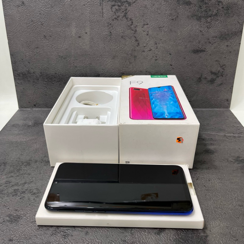 Oppo F9 6/64gb Fullset Second Garansi Resmi