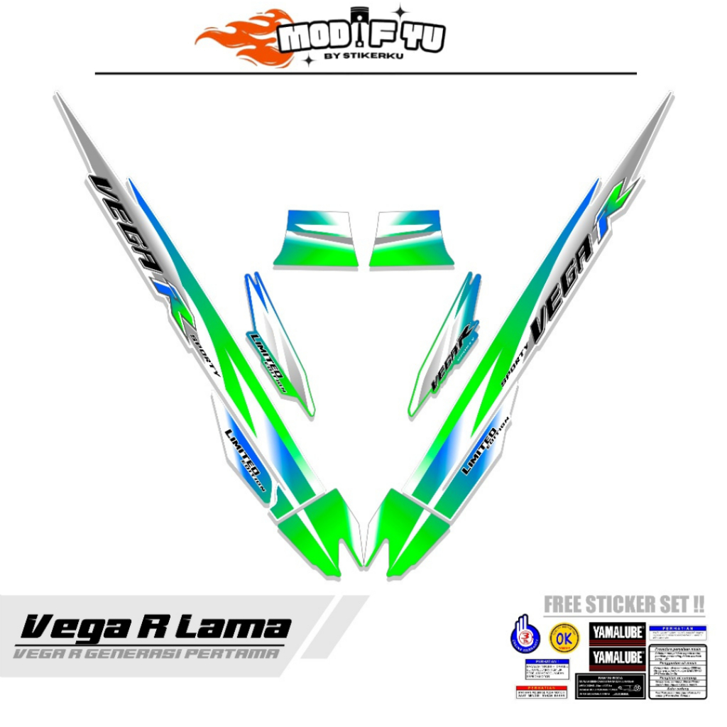 STRIPING VEGA R LAMA MOTIF M9 / STIKER VEGA R LAMA / STIPING VEGA R LAMA / SETIKER VEGA R LAMA / LIS
