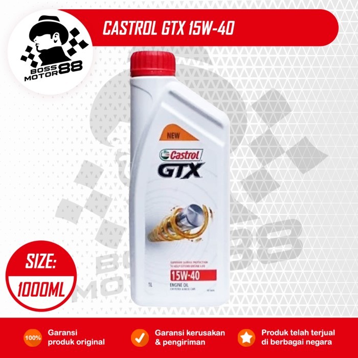 CASTROL GTX 15W-40 1L OLI MOBIL CASTROL ORIGINAL