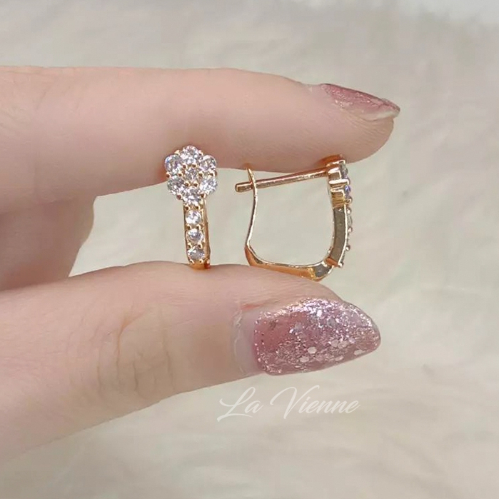 La Vienne - Ramona - Anting Titanium Wanita Anti Karat - Perhiasan Perempuan Mewah Elegan