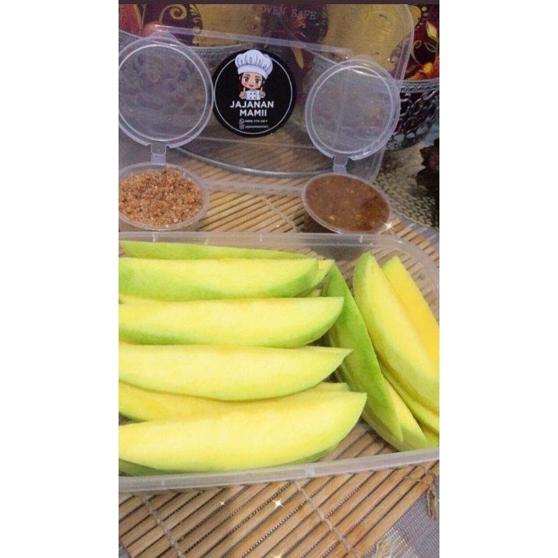 RUJAK MANGGA MENGKAL FREE BUMBU BANGKOK DAN BUMBU GULA