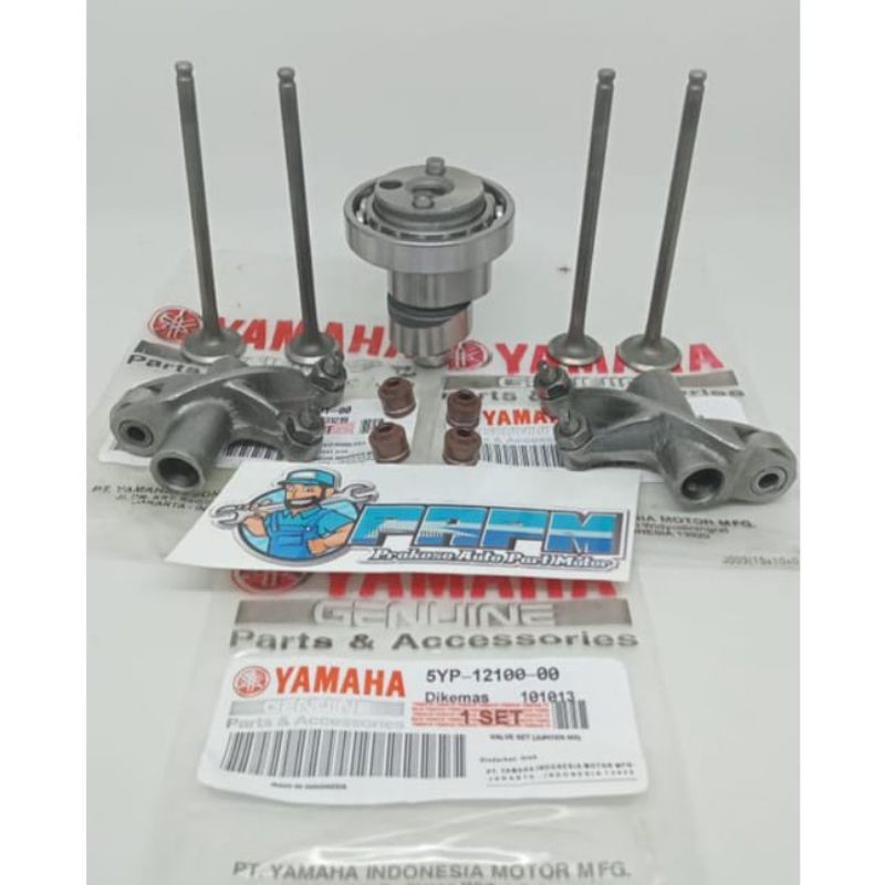 Noken As + Pelatuk klep + Klep Set + seal klep Jupiter Mx Old Lama MX new 135 vixion Old Lama