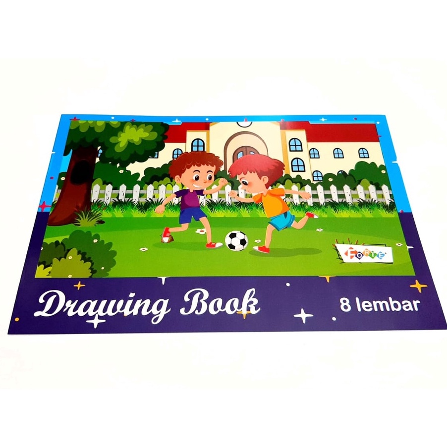 

READY STOCK Harga Grosir 5 buku Buku Gambar Drawing Book Ukuran A4 isi 8 Lembar Motif Kartun