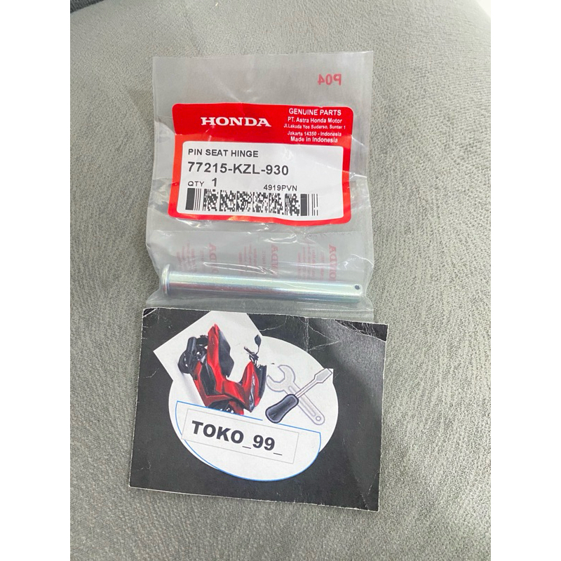 Pin Laci Pit Seat Hinge Scoopy Fi eSP 77215-KZL-930