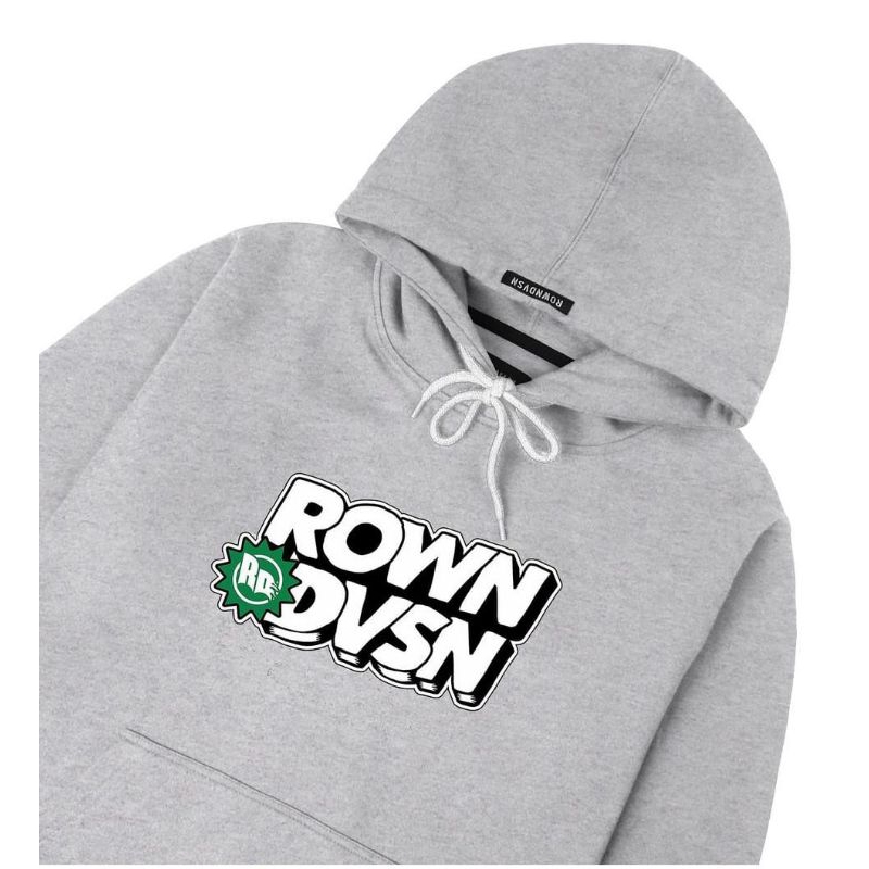 ROWNDVSN SWEATER HOODIE GROVE GREY
