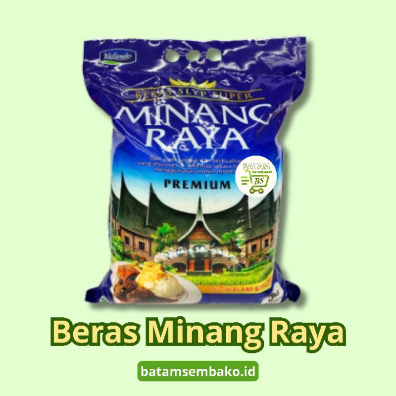 

Beras Minang Raya PREMIUM | Minang Raya 5kg / 10kg / 20kg