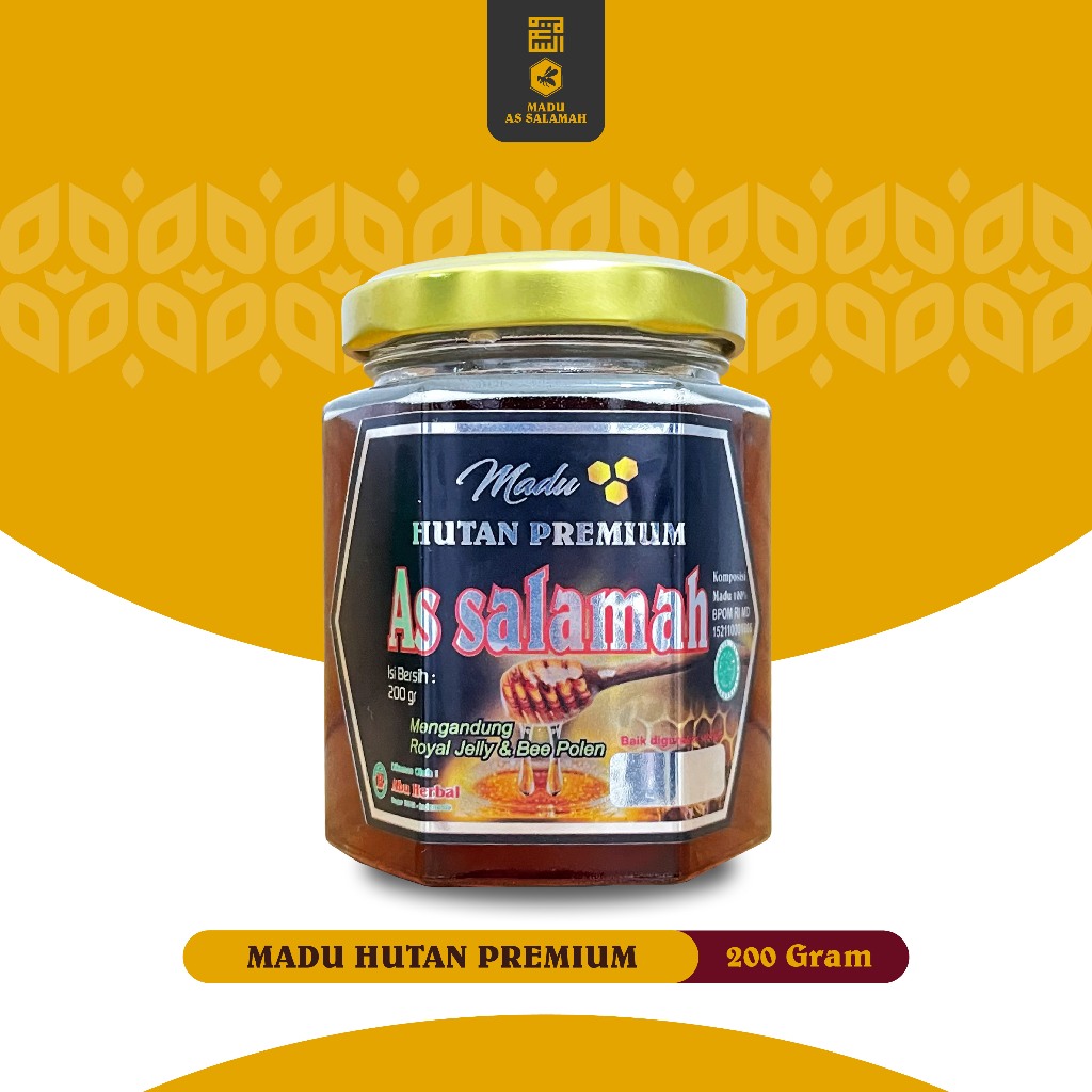 

As Salamah - Madu Hutan Riau Murni 2 Botol 200 Gram