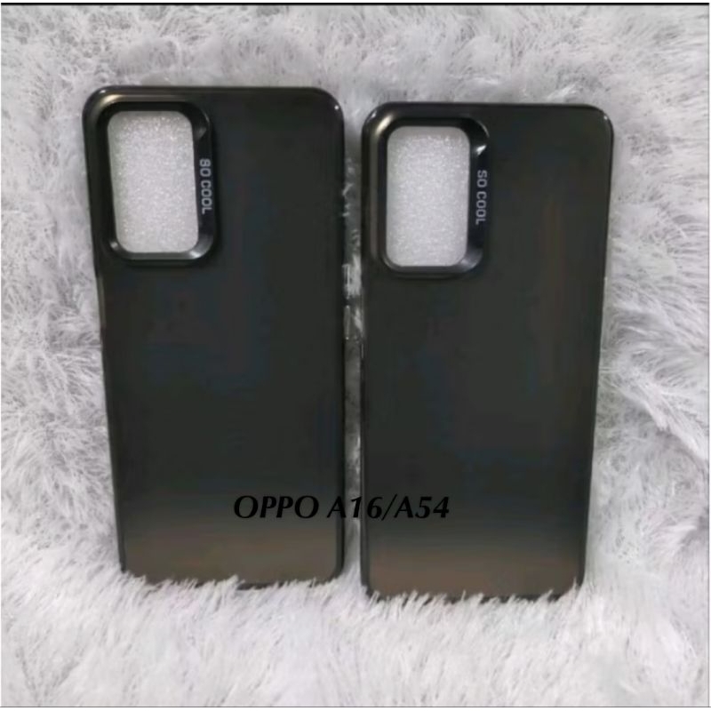 CASE MID OPPO A16/A54 HYBRID COLOR PLATE HOLOGRAM MACARON