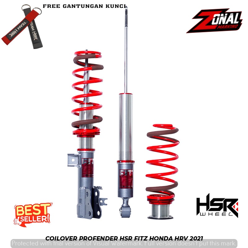 JUAL COILOVER PROFENDER HSR FITZ HONDA HRV 2021
