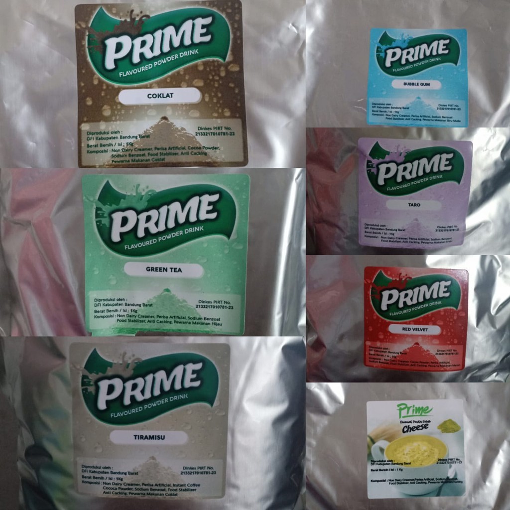 

Prime powder minuman boba bobba premium plain tanpa gula