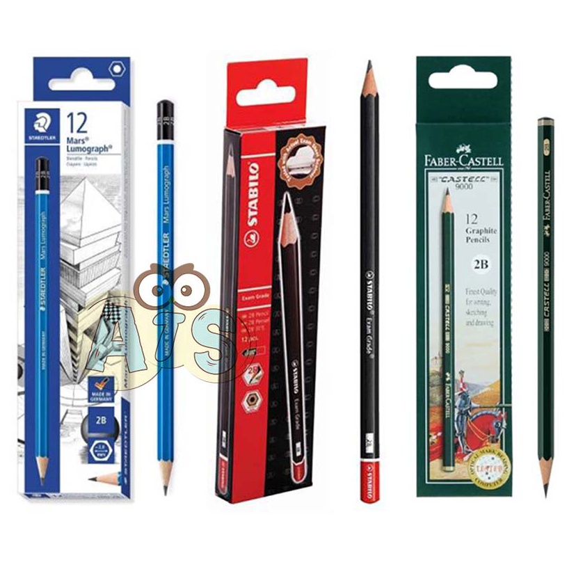 

PALING DIMINATI Pensil Serut Pensil Raut HB2B 1 Kotak isi 12 PCS