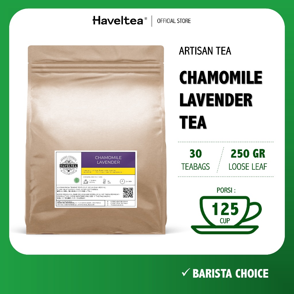 

CHAMOMILE LAVENDER | Pouch | Haveltea | Teh Hijau Chamomile | Flower