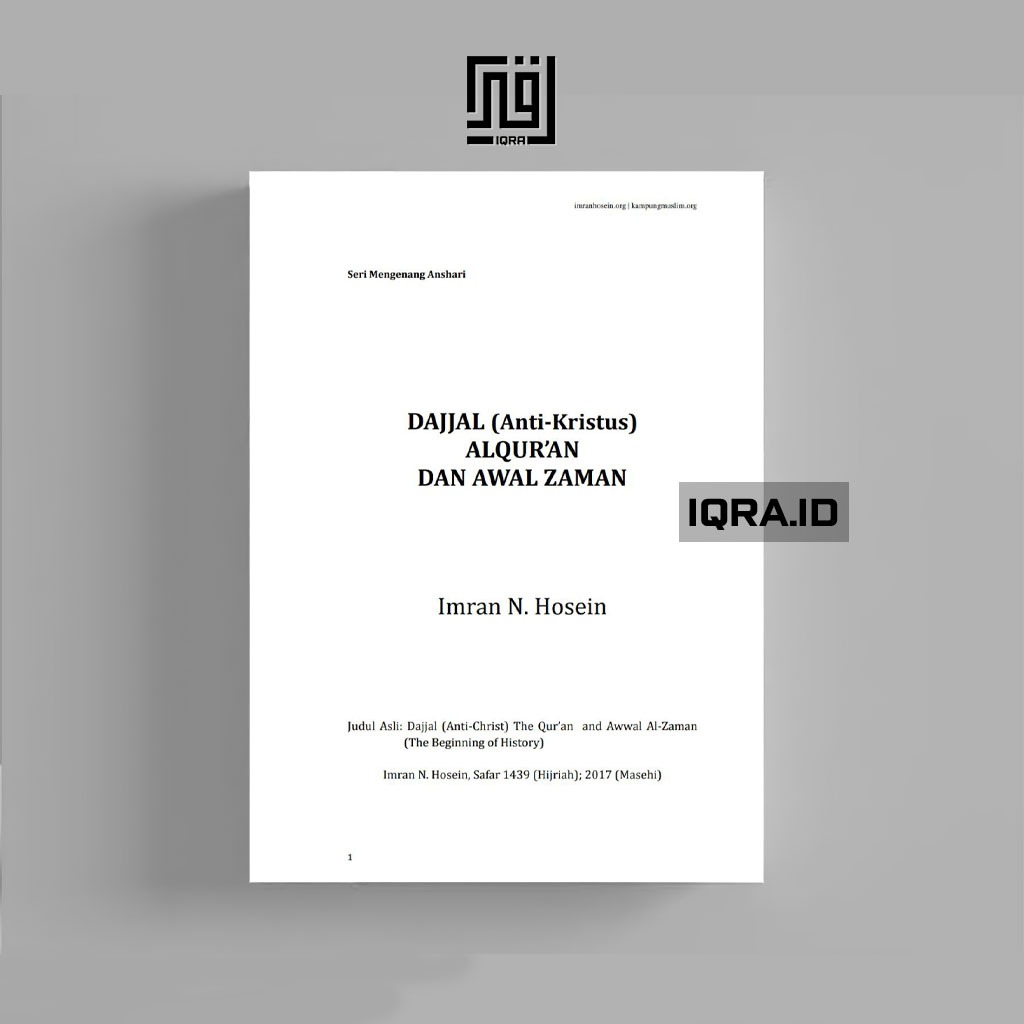 

[0630] Dajjal (Anti Kristus) Alqur'an Dan Awal Zaman - Imran N. Hosein