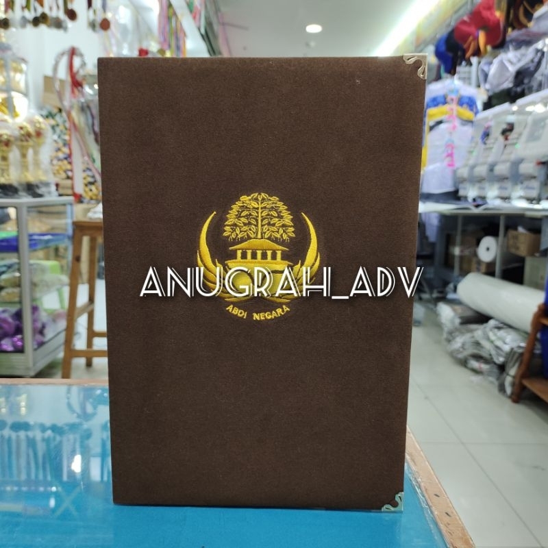 

map beludru logo custom bordir - ABDI NEGARA