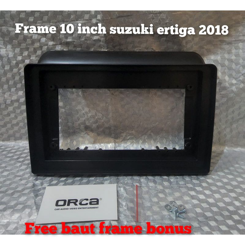 Frame head unit android 10 inch orca mobil suzuki all new ertiga 2018-2024