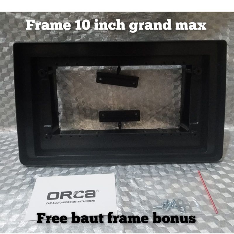 Frame head unit android 10 inch orca mobil daihatsu grand max