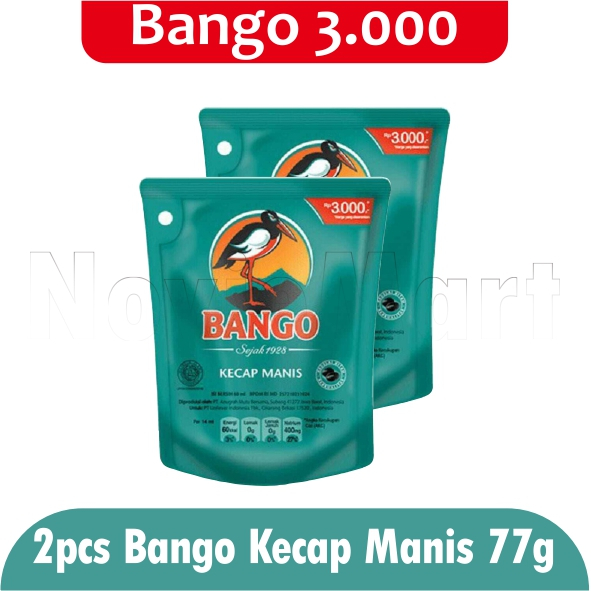 

[ Paket Isi 2 ] Bango Kecap Manis 77gr/60ml Kemasan Kecil