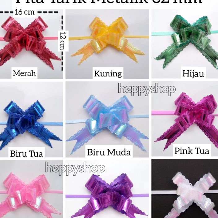 

PROMO TERGILA Per 1 pcs Pita Tarik Metalik 32 mm Pita Serut