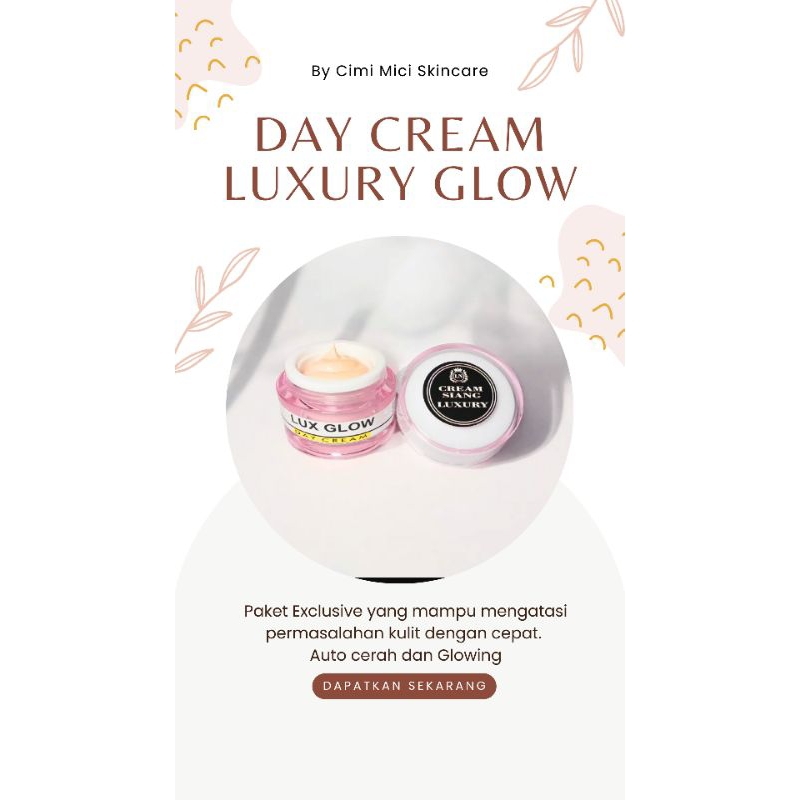 Ecer Exclusive Whitening Luxury Glow / Ecer Exclusive Acne Luxury Glow / Skincare Luxury Glow