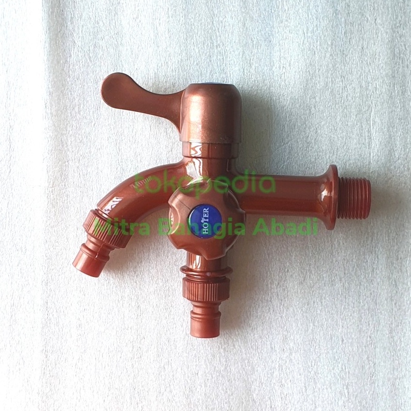 Super Kejutan  Kran Cabang Plastik PVC HOTER  Keran Air Plastik Cabang PVC