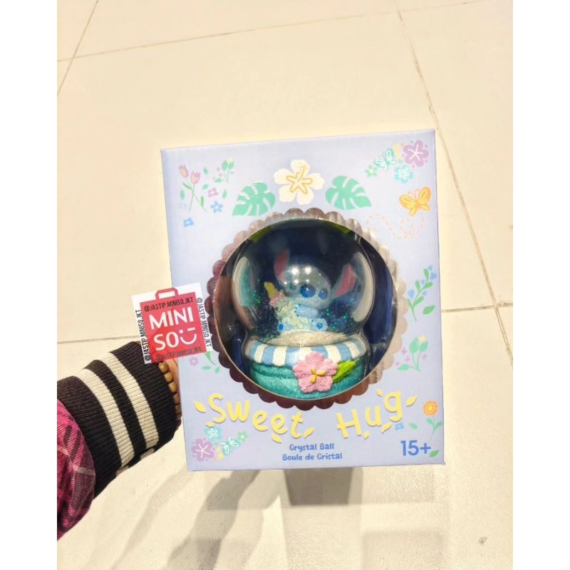 MINISO 🆕 Crystal Ball Sweet Hug DISNEY STITCH Collection (650ml)