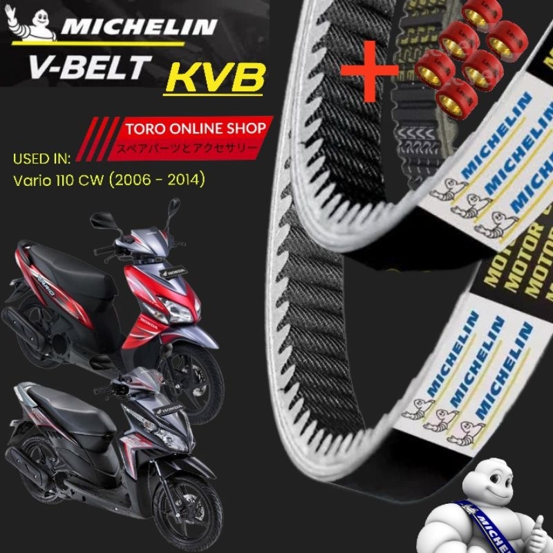 michelin v belt van belt vario vario techno karbu kvb v-belt original michelin honda vario karbu kod