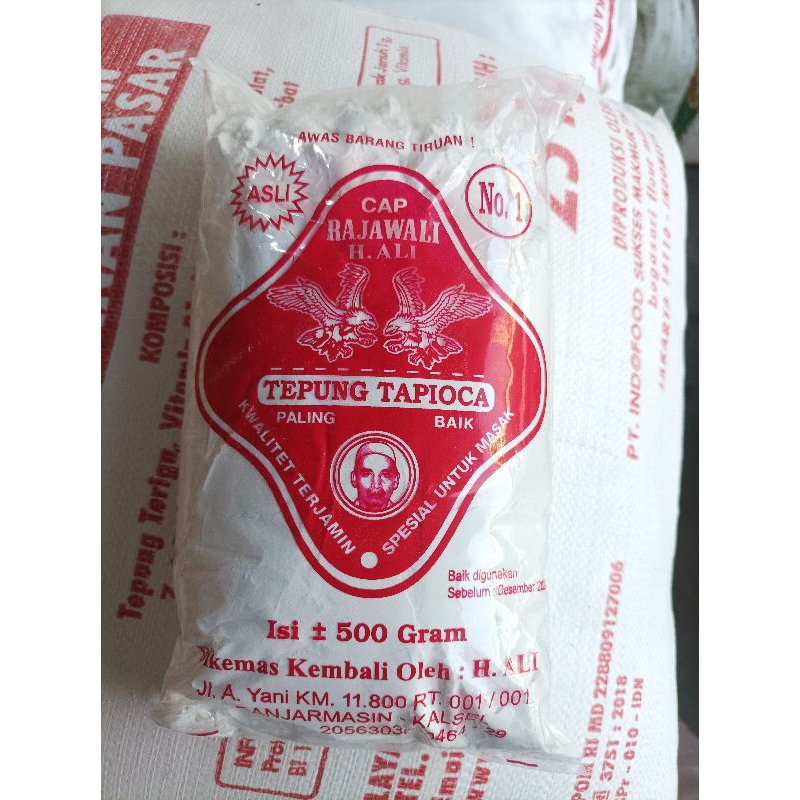 

Tepung Tapioka Kanji cap Rajawali 500 Gram